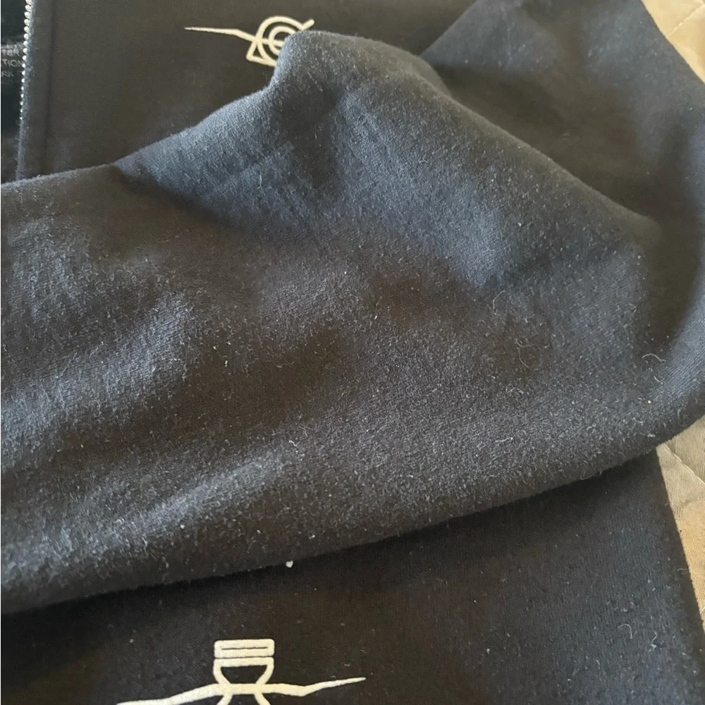 Ripple Junction Black Hoodie Unisex Size Small